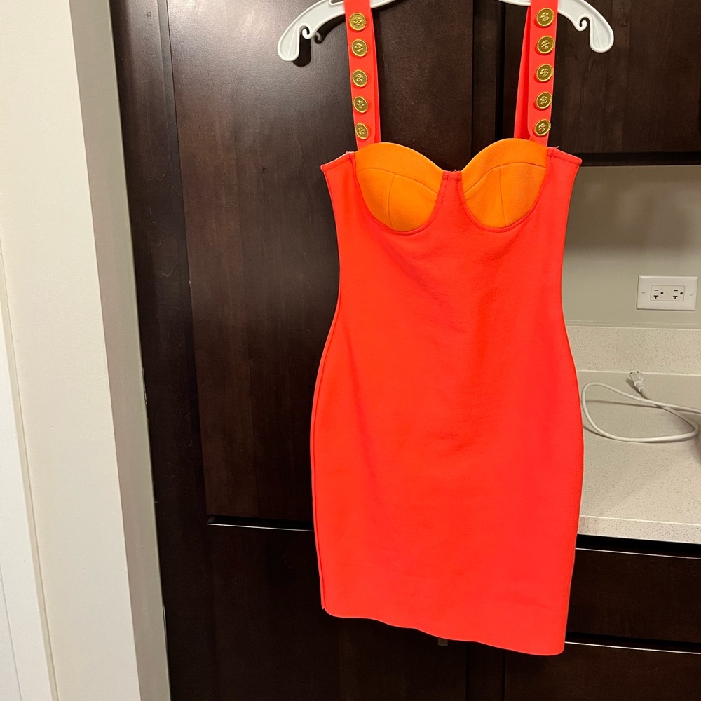 Bella Barnett Aisha Mini Bandage Dress- size M
